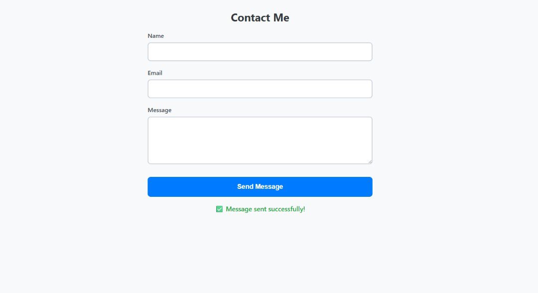 CodeWithBeerah's tweet image. Day 23  #30DaysOfCode
Built a Contact Form That Sends Emails!

✅ Used Nodemailer + Express
✅ Connected to Gmail 
✅ Responsive 

Check it out : node-mailer-6r3m.vercel.app

#NodeJS #Nodemailer #Email #Backend #WebDev #BuildInPublic #WomenInTech