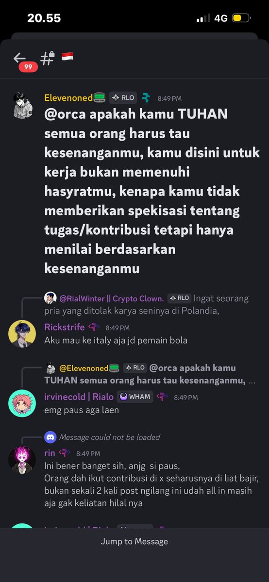 2rapspoint_'s tweet image. @0xElv214 lha kok ngamok😂
#webwebweb