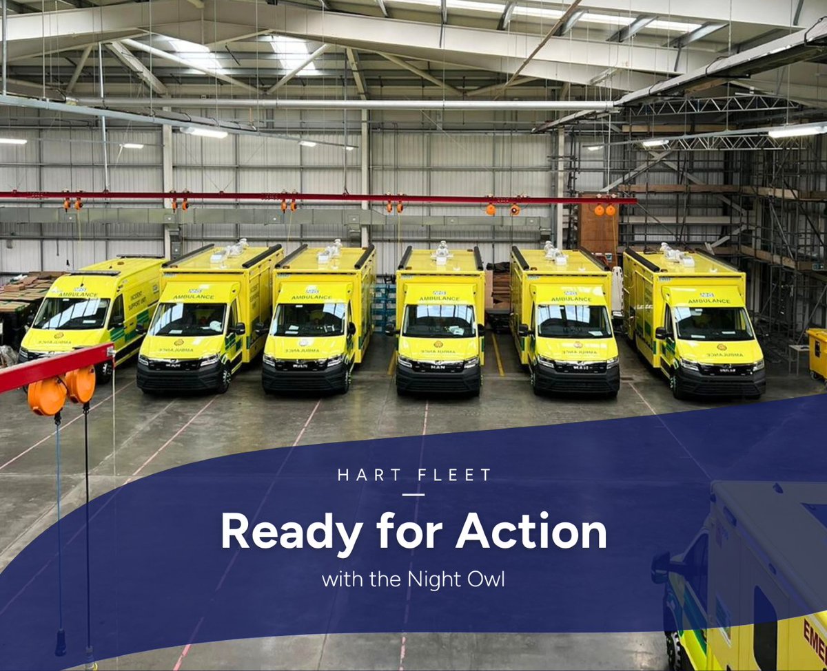 Lights, Camera and Ready for Action… Read about our Night Owl applications aboard a fleet of 60+ Hazardous Area Response Team (HART) vehicles in our recent case study: woodwayengineering.co.uk/lights-camera-…