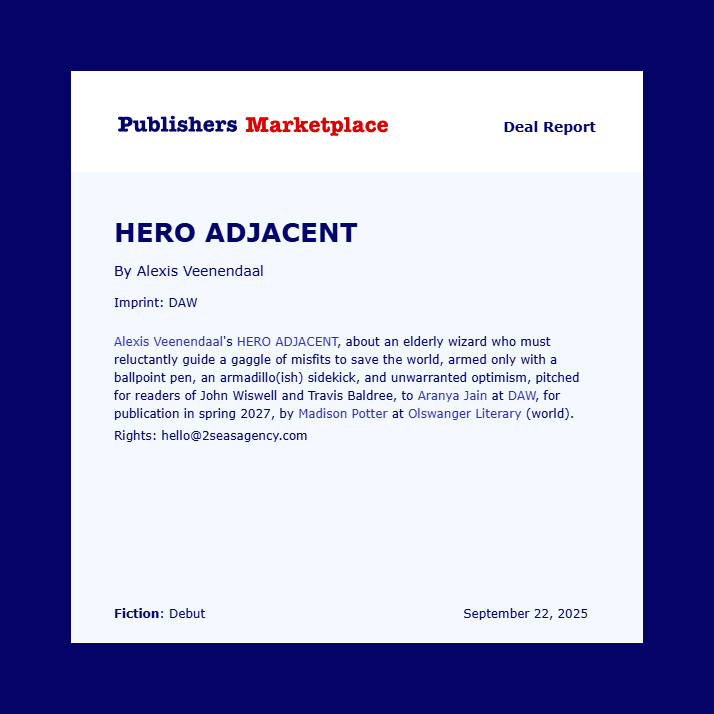 Alexis Veenendaal (Author) tweet media