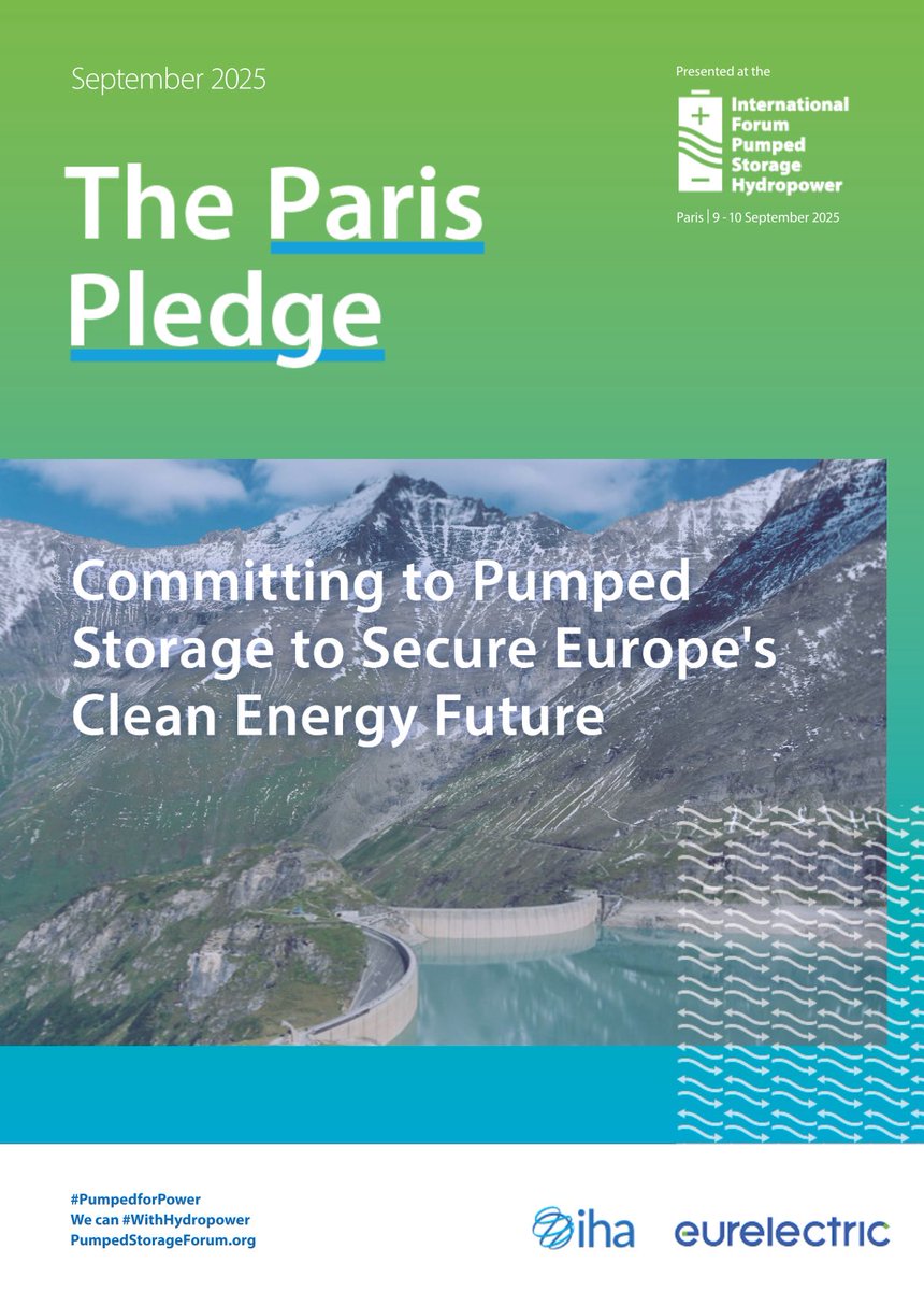 cathallee's tweet image. Europe’s Energy Transition Has a Storage Problem and The ‘Paris Pledge’ Shows a Way Forward

To learn more visit 👉hydropower.org/iha/the-paris-…

#ParisPledge #PumpedHydro #EnergyStorage #NetZero #Infrastructure #LDES