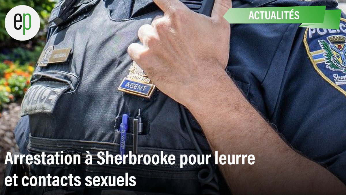 🚨 Le SPS a arrêté un homme de 22 ans à Sherbrooke pour leurre et contacts sexuels envers une personne mineure. La police invite toute personne concernée à communiquer avec elle au 819-821-5555. #Sherbrooke #Sécurité

Pour lire la suite de l'article c'est ici :