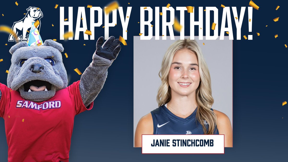 SamfordVB's tweet photo. Happy Birthday Janie‼️🎂

#BeABetterBulldog | #AllForSAMford https://t.co/uSUhYXEBR7