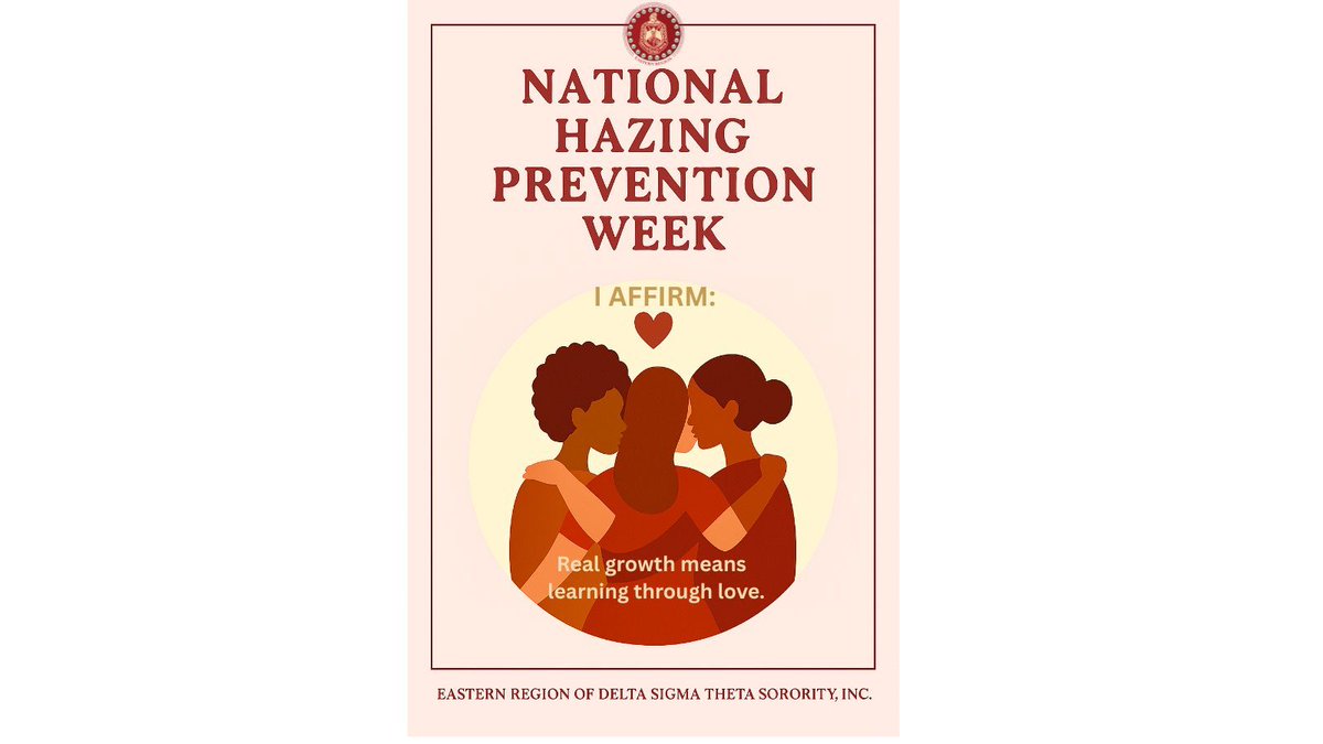 easternregdst's tweet photo. EDUCATION TUESDAY: When we know better, we do better.
True leadership = environments where everyone THRIVES, not just survives
Sorors and friends, wear purple today to show your commitment to ending hazing.
You deserve respect from day one. Period. 💜
#VioletsOverViolence #DSTER https://t.co/KwtmBQ5aDh