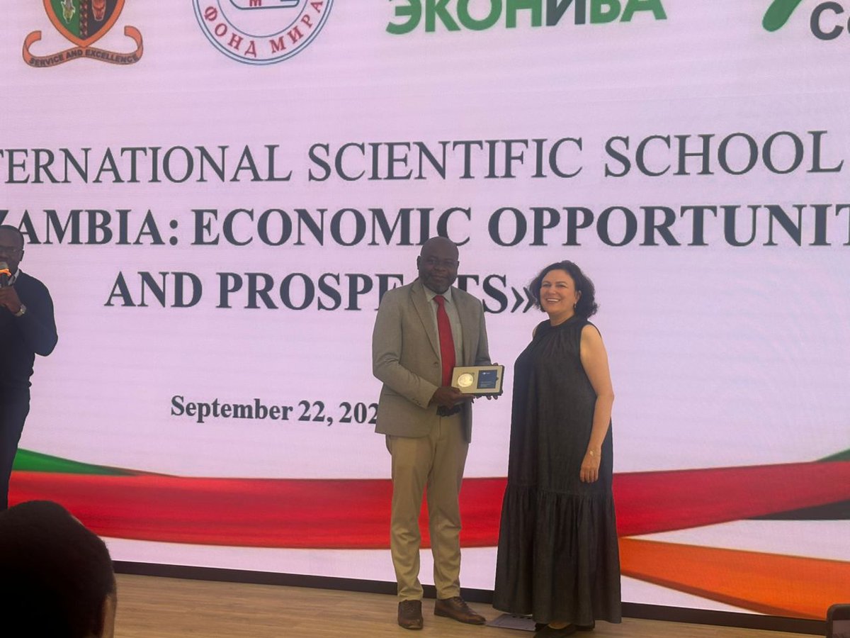 RusembZ's tweet image. On 22 of September in Moscow - The III International Scientific School “Russia-Zambia: Economic Opportunities and Prospects” opened at RUDN University’s Faculty of Economics. #RussiaZambia #RUDN #AcademicCooperation