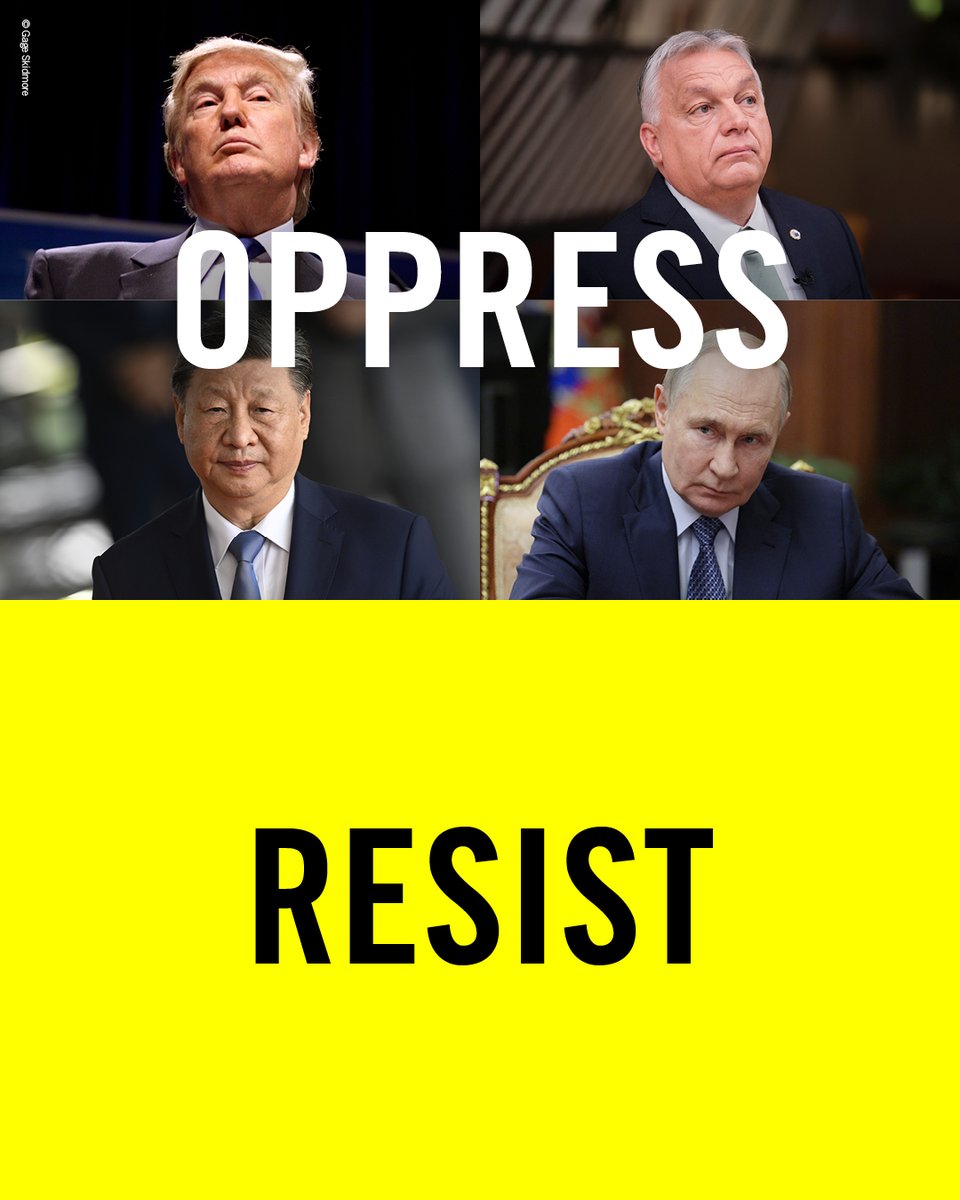 While world leaders gather in New York, we’re calling on them to take a stand against oppression, division, and lies — and choose truth, justice, and freedom.

#Resist #HumanityMustWin