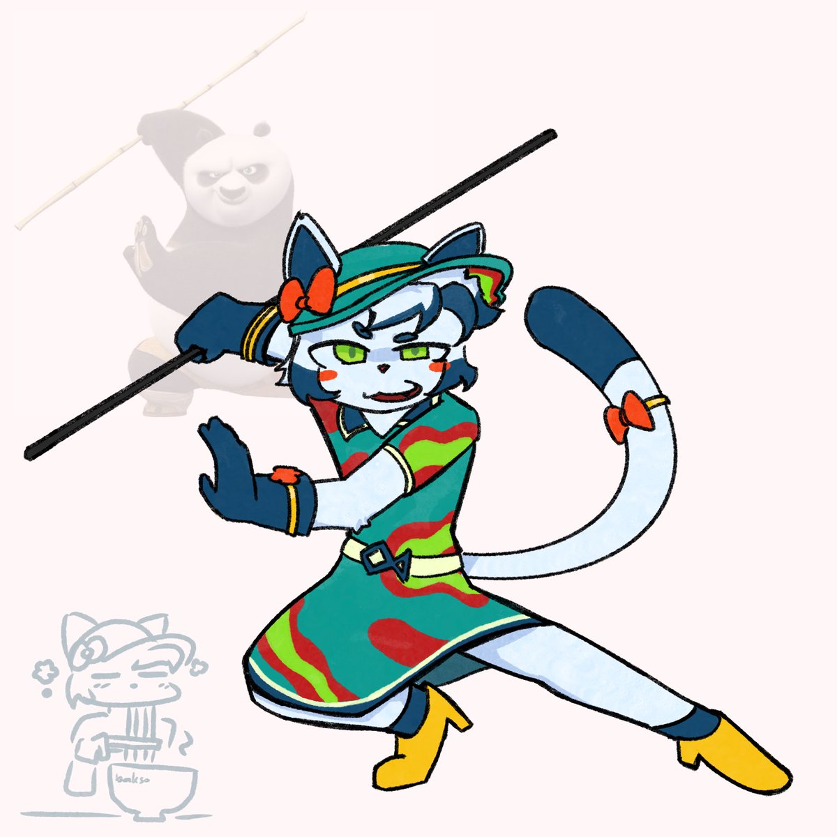 milkychaiii's tweet image. It&apos;s like they&apos;re some sort of... Dragonet warrior... 😰