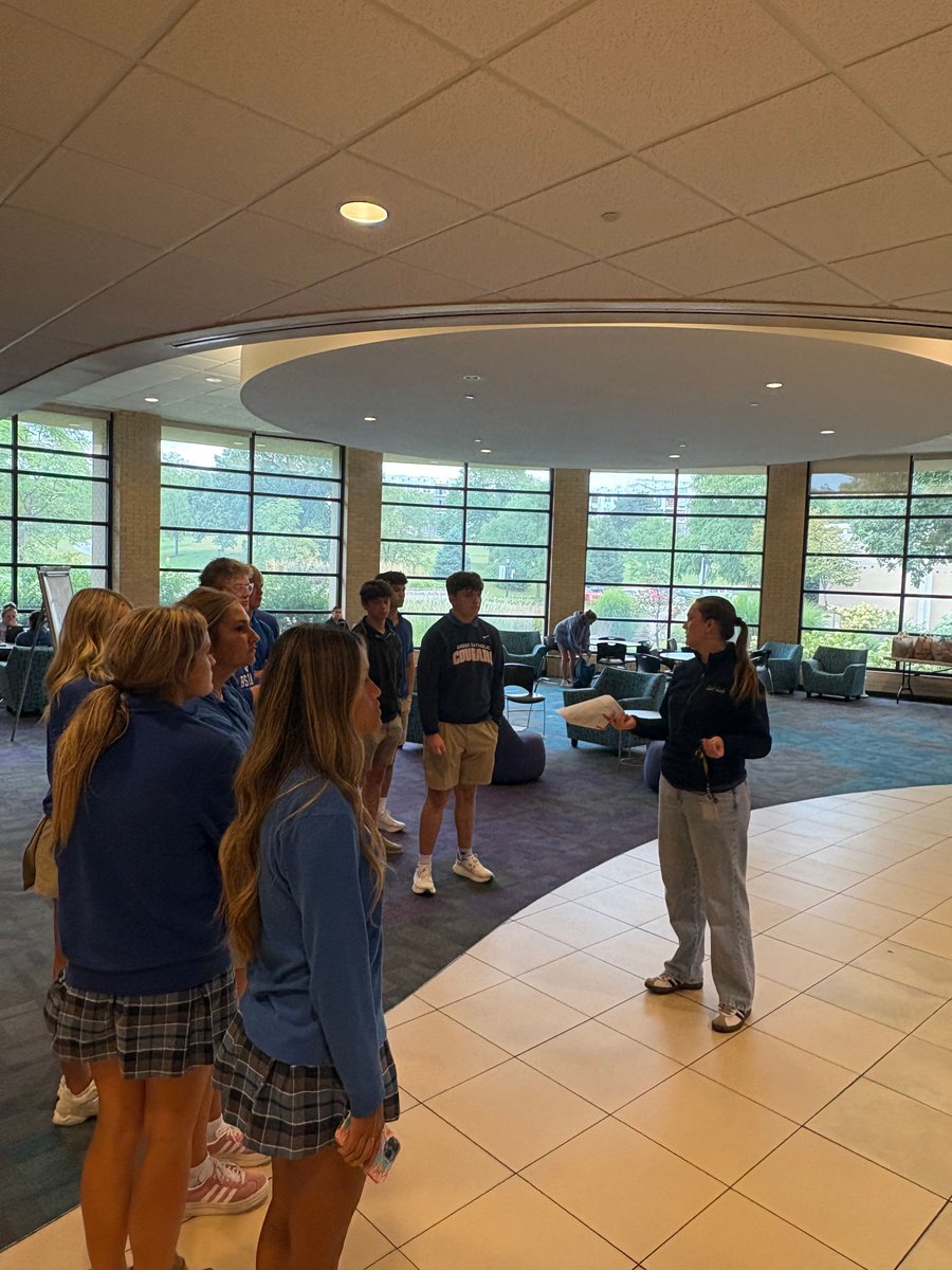 grosscatholic's tweet image. Seniors studying government went to College of Saint Mary to hear oral arguments presented to the Nebraska State Court of Appeals. After hearing the arguments and participating in a Q &amp;amp; A with the judges, students toured the campus. #TeachingTuesday