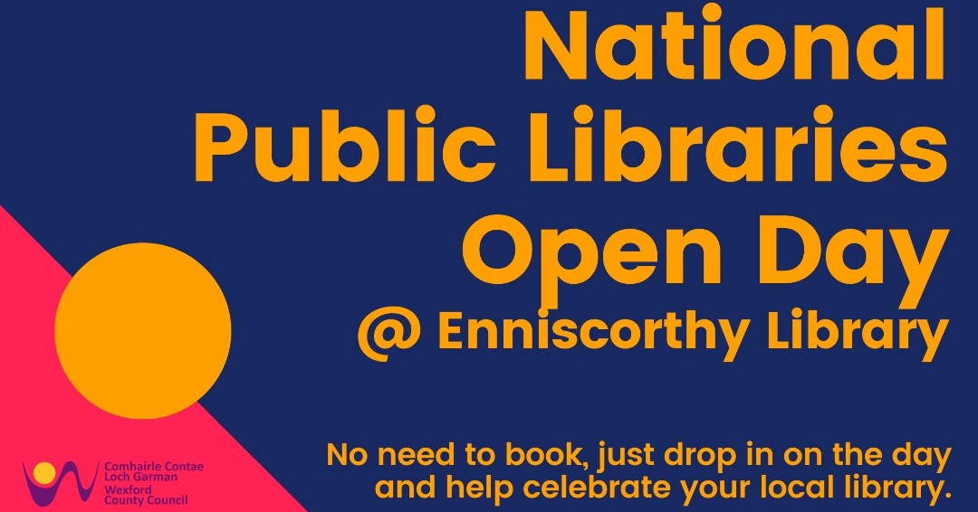 wexlibraries's tweet image. Enniscorthy library are issuing a special invitation to everyone to come in &amp;amp; see everything that’s on offer.  All welcome. 🟡Saturday Sept 27, 2025

#EnniscorthyLibrary Lymington Road #Enniscorthy #Wexford 📍Y21 AD92
Phone:  053 9236055

#NPLOD #TakeaCloserLook #LibrariesIreland