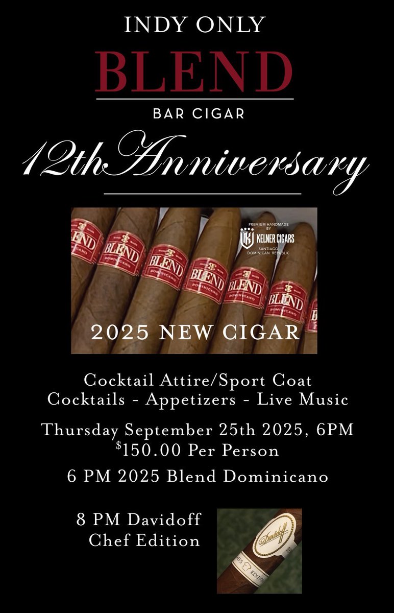 BLEND Bar Cigar tweet media