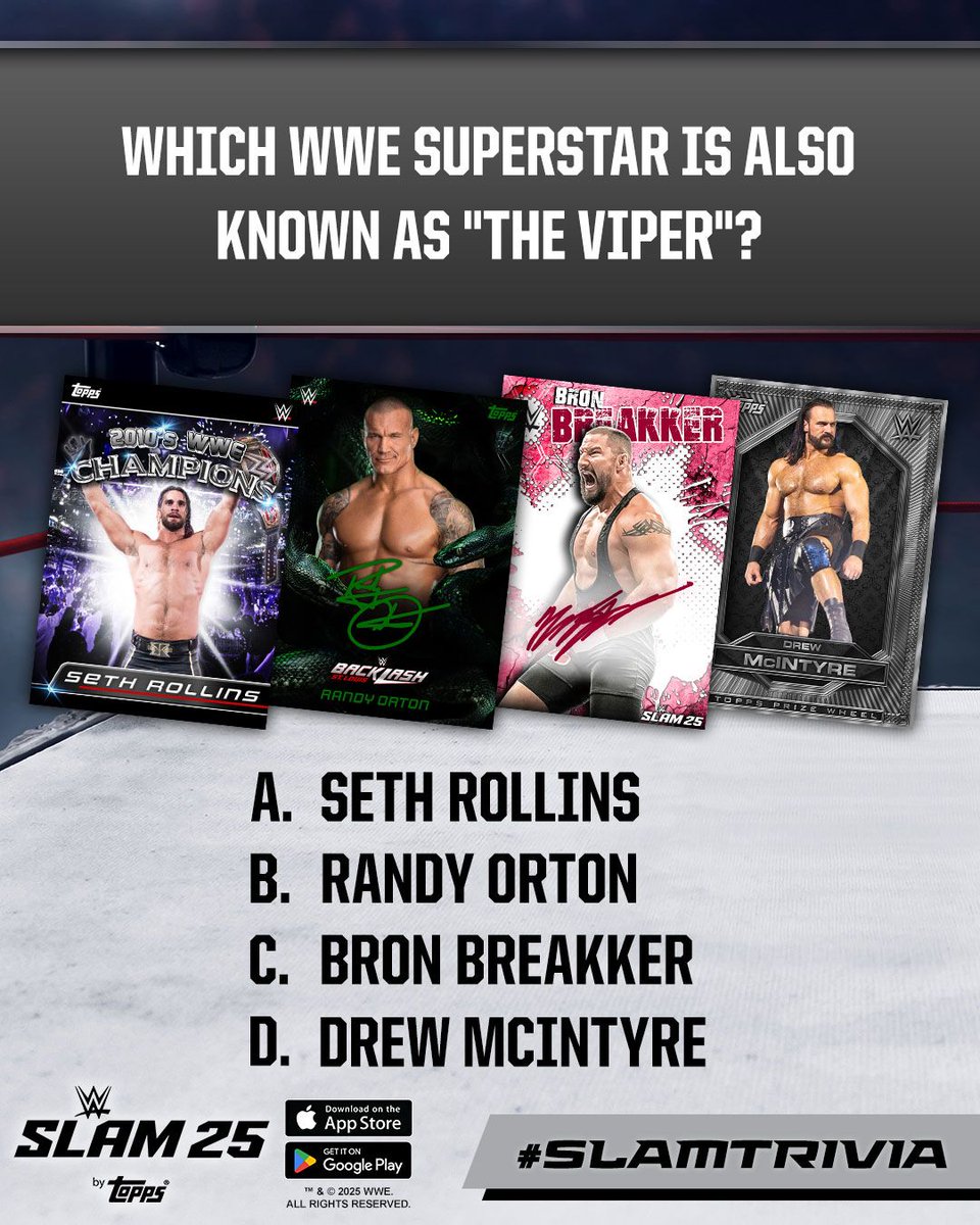 WWE SLAM by Topps® tweet media