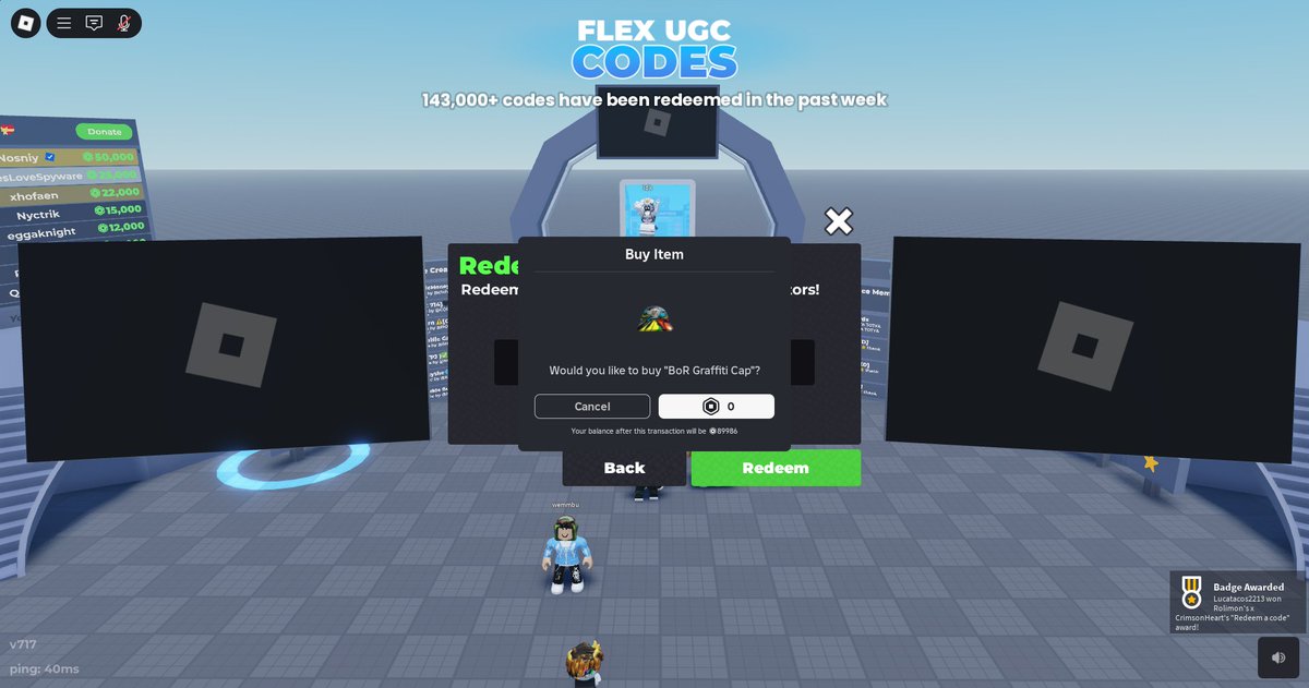 L_Takoz's tweet image. Shoutout to my crew &quot;O:StB / BoR&quot; for reaching Top 14 in The Takeover!
Earned a UGC for being in the Top 10 Contributors, I was #9 with 5,030 points🔥 
#RobloxEvent #TheTakeover