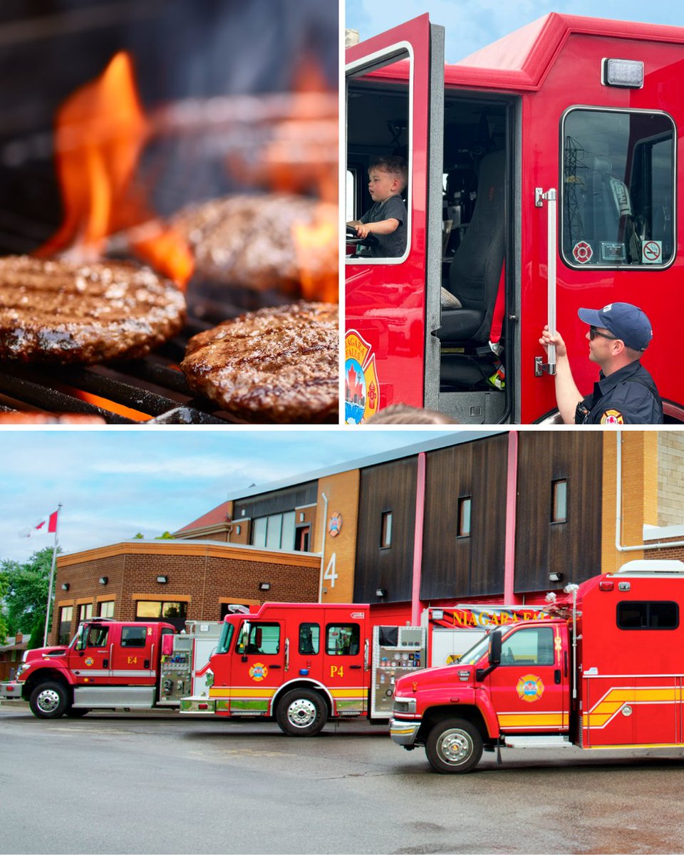 Fire Prevention Week is coming up October 5–11! 🚒

Join <a href="/NiaFallsFire/">Niagara Falls Fire - Canada</a> on Sunday, October 5, at Fire Station #4 in Chippawa for an Open House &amp; BBQ to kick things off!

🗓️ Sunday, October 5
🕙 10 am – 2 pm
📍 Fire Station 4 - 8696 Banting Avenue, Niagara Falls

Enjoy a BBQ hosted