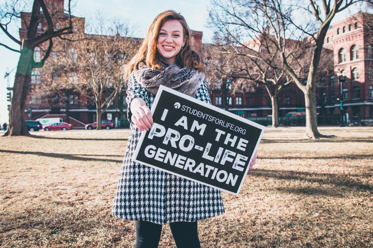 StudentsforLife's tweet image. #ProLifeGeneration
