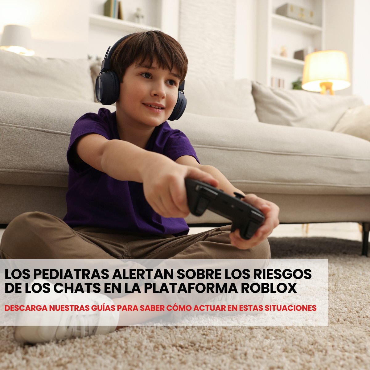 FundacionANAR's tweet photo. 🔎 Pediatras alertan: el chat de Roblox está generando ansiedad, insomnio y autolesiones en menores de edad.
En Fundación ANAR tenemos 2 guías sobre los riesgos de los videojuegos: para adultos y para menores de edad.

👉 Descárgalas aquí: https://t.co/6tI7L1iqo7 https://t.co/gBJMRzP7EE