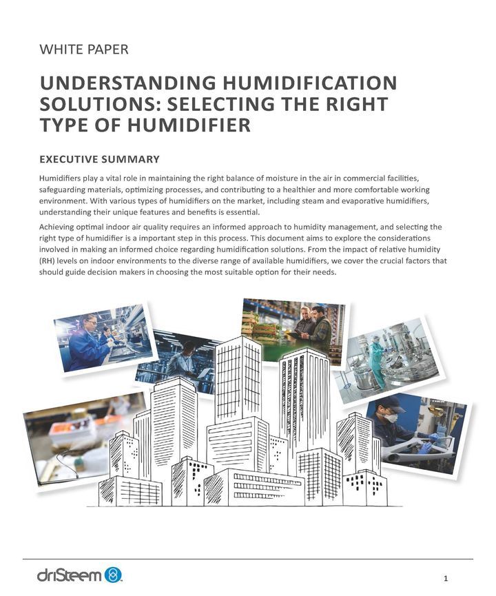 dristeem's tweet image. DriSteem’s white paper, "Understanding Humidification Solutions: Selecting the Right Type of Humidifier," breaks down everything you need to know about commercial humidifiers.
Download here: zurl.co/2XZxA
#HumidityControl #Humidification #WhitePaper #HVAC