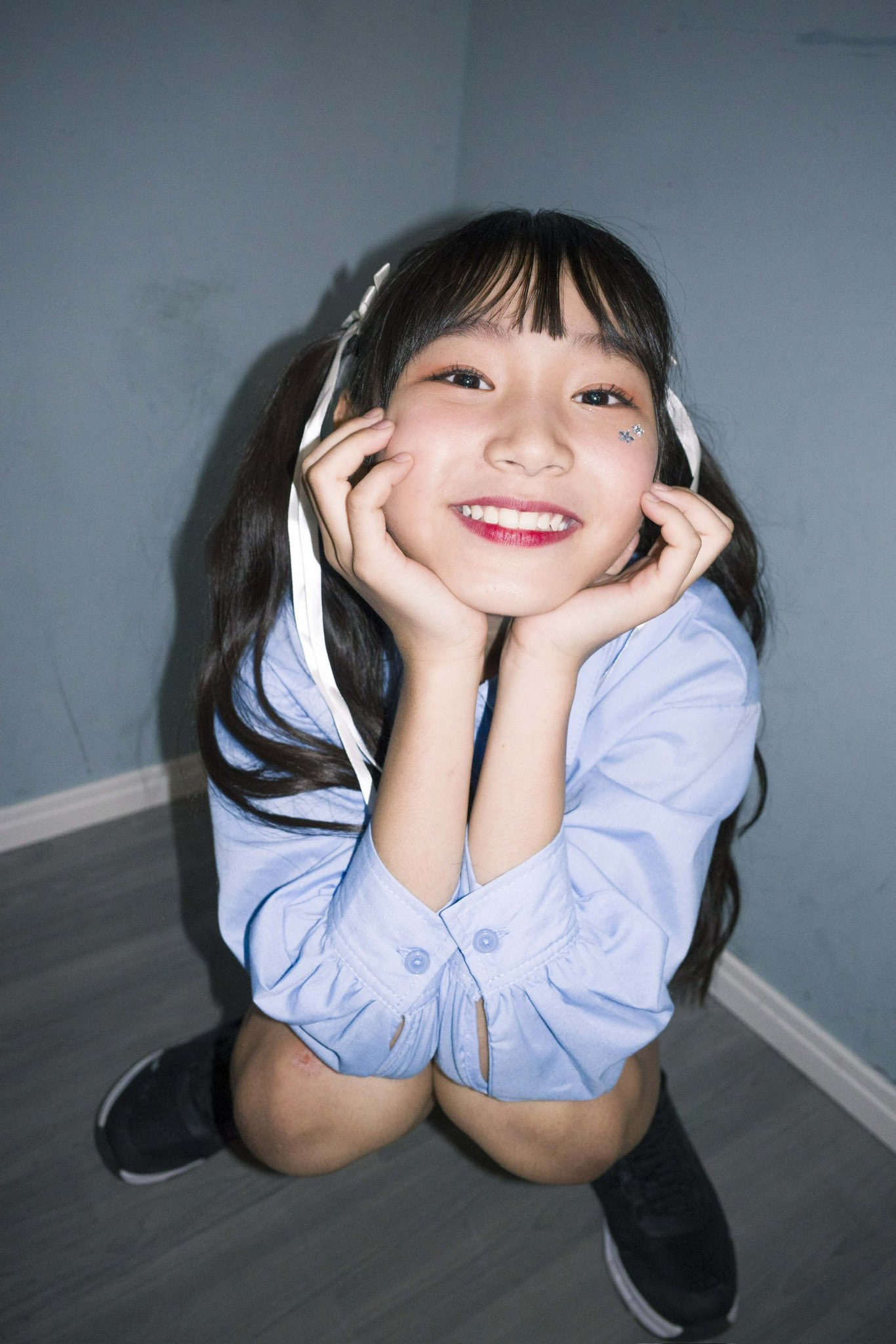 あーちゃん 💜🩷❤️🧡💛💚🩵💙🤍 初めてのショートパンツは 正直、白目むき