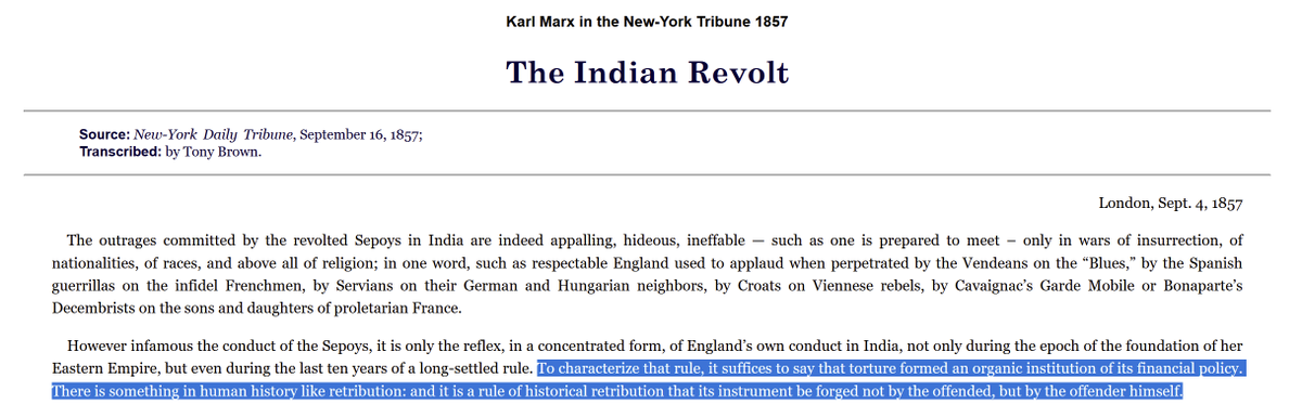 Marx would have condemned Hamas just like he did Indian's during Revolt of 1857! He would never support the right of colonized people to defend themselves!