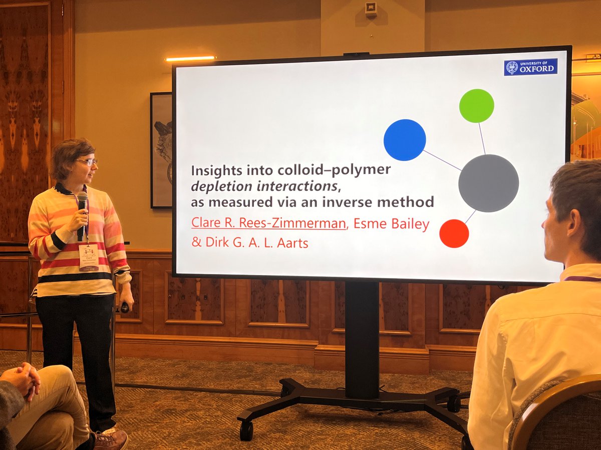🎉 Congratulations to Dr Clare Rees-Zimmerman, Junior Research Fellow at Christ Church, who received a prize for her oral presentation at the European Colloids Conference in Bristol! 👏

Read more 👉 chch.ox.ac.uk/news/dr-rees-z…

#MuChChLove