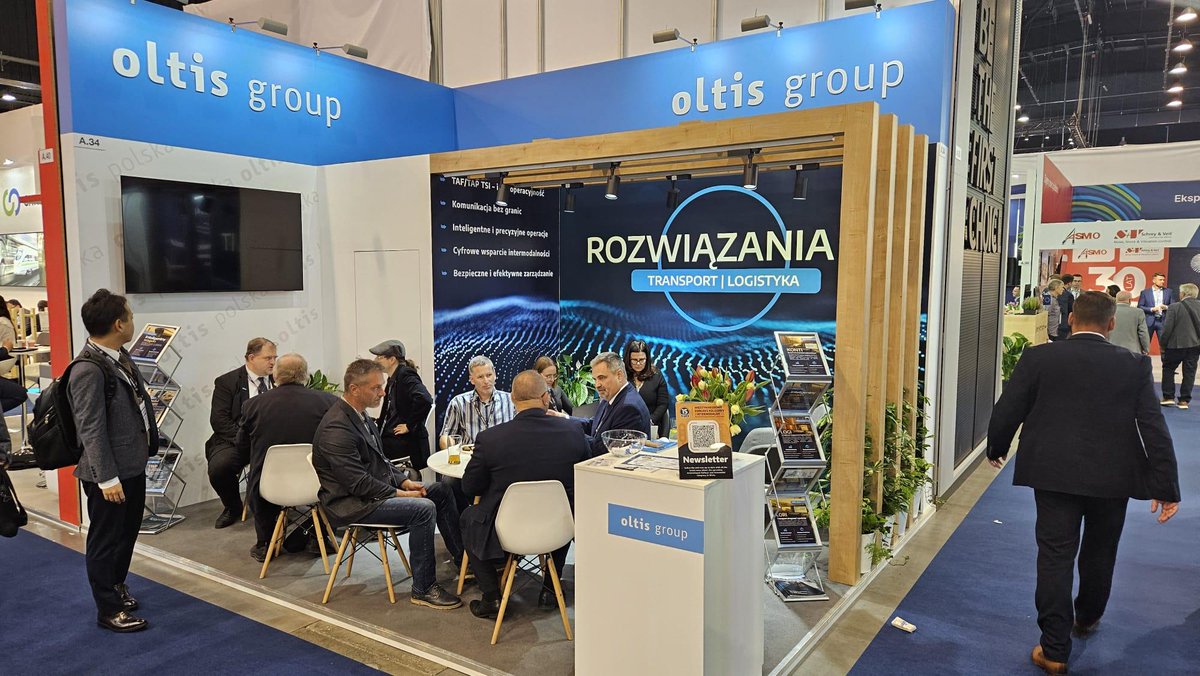 OltisGroup's tweet image. 🚆 Day 1 at #TRAKO2025!
Curious about the Intelligent Wagon project or digital solutions for rail, logistics &amp;amp; intermodal transport?
Visit us in Hall A, Booth 34 — we’re here until Friday, Sept 26!
#OLTISGroup #DigitalTransport #RailTech #LogisticsInnovation #Networking #Gdańsk