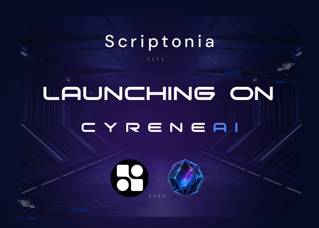 AI without structure = wasted potential.
That’s why Scriptonia exists.

•Turns raw prompts into code &amp; content
•Helps devs ship faster
•Powered by token mechanics: stake, govern, access, burn

•Launch: Sept 23, 2025 (5 PM UTC)
•Launchpad: Cyrene AI | Chain: Solana