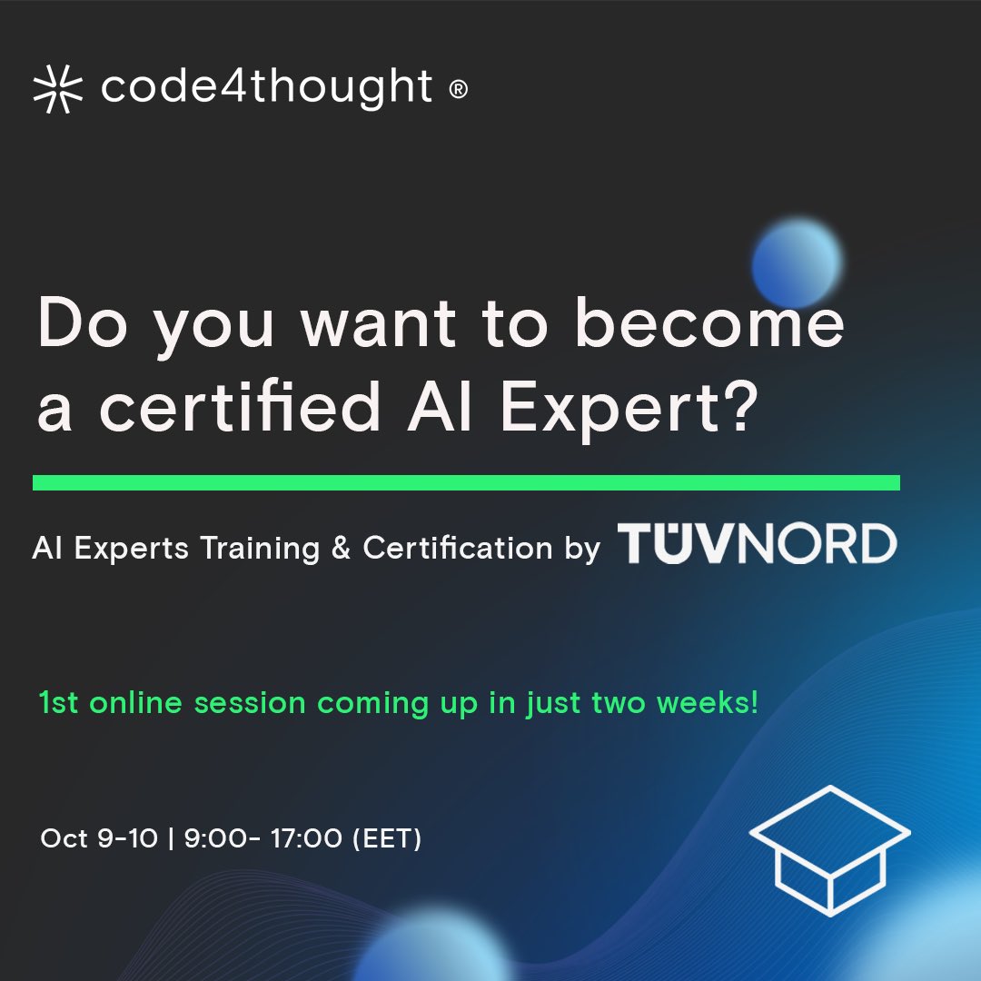 Code4thoughtE's tweet image. Don&apos;t get left behind! 🔴This is your opportunity to master one of the most in-demand skills of 2025 and accelerate your career!