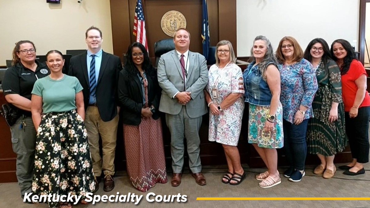 kentuckycourts's tweet image. Pulaski County held its first Mental Health Court session, joining Kentucky’s expanding effort to bring treatment-centered justice to communities. #MentalHealth #JusticeReform #StateCourts #TreatmentCourts