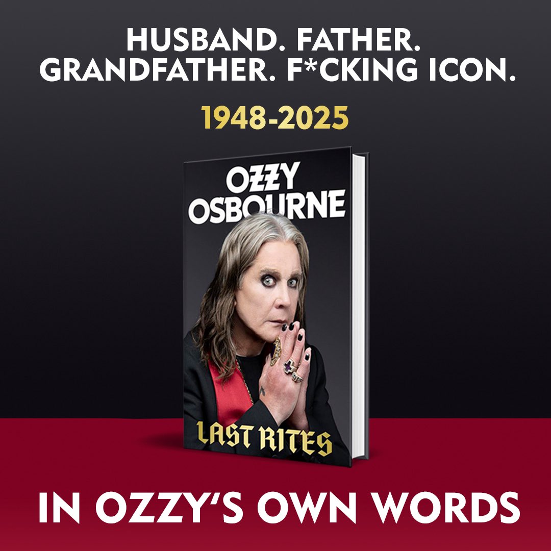 Pre-Order LAST RITES now. Release day is October 7. linktr.ee/LastRitesOzzyO