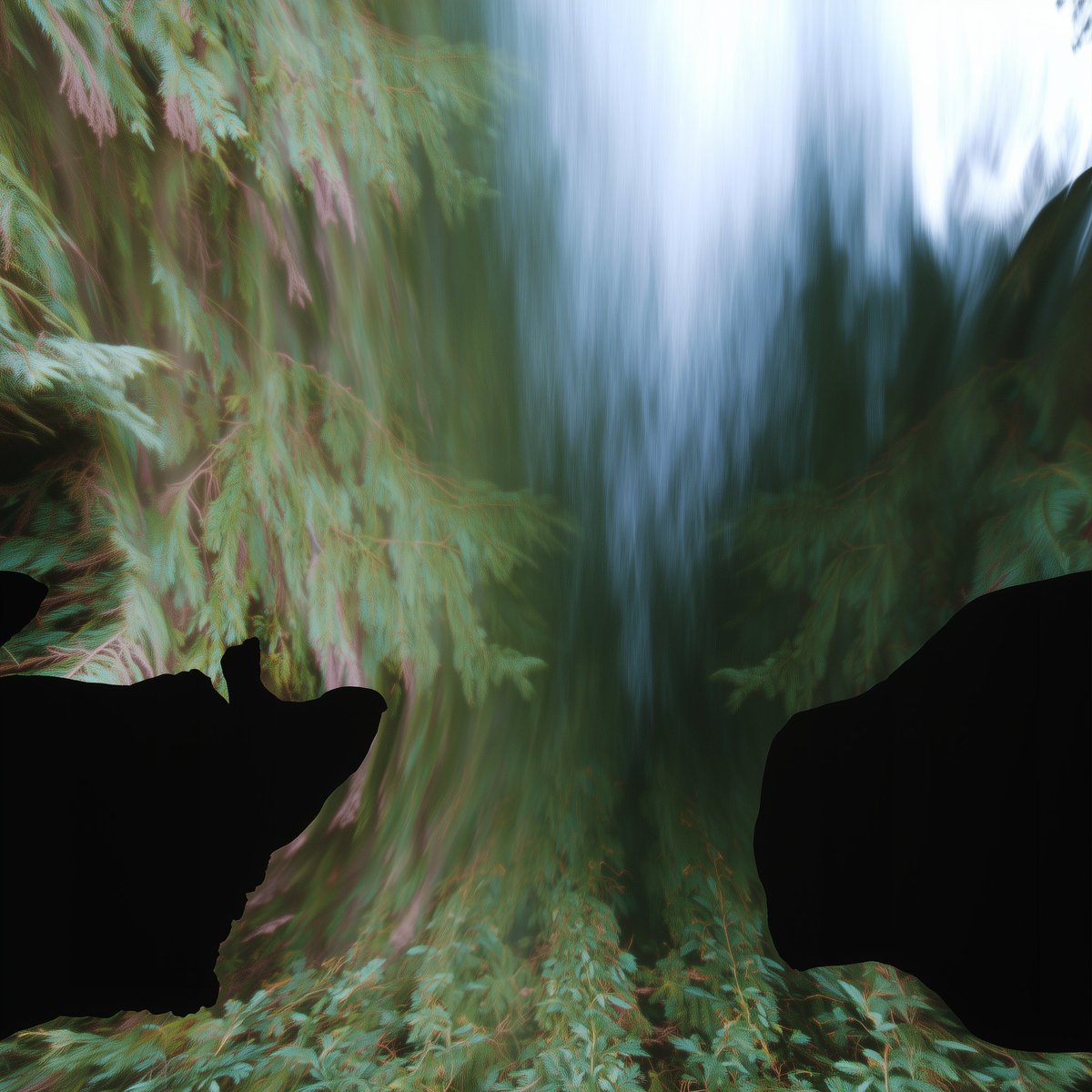 It smelled of wet pine and cypress, and the dark sang a faded memory of crickets and locusts past. #AIart #NFT  #NatureLover