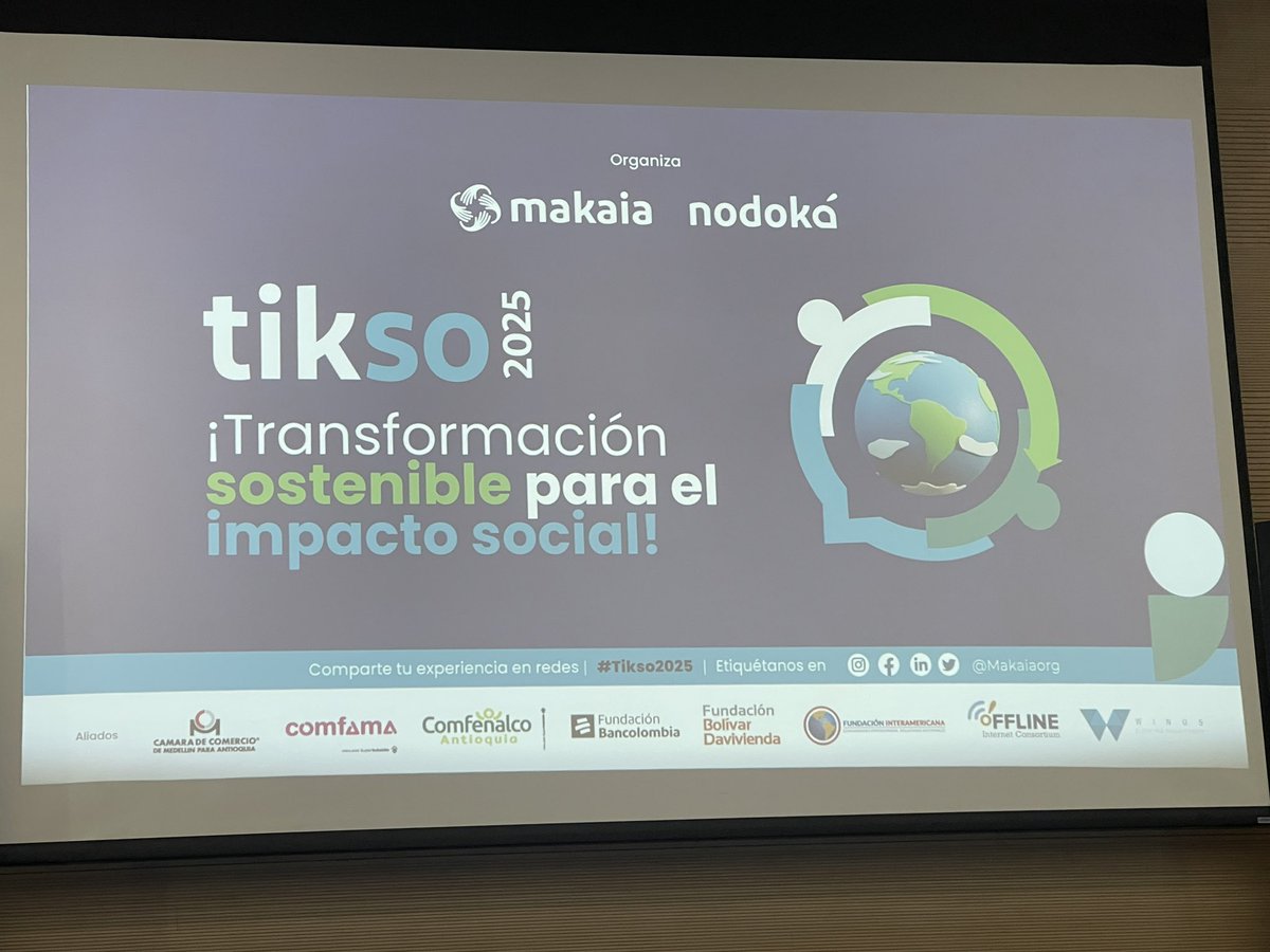 FEM_Colombia's tweet photo. En #Tikso2025 reafirmamos nuestra misión: crear cambios reales y sostenibles que impacten vidas 💚🌍
Gracias @Makaiaorg por este espacio que une a quienes creemos en un futuro con propósito.
#TransformaciónSostenible #ImpactoSocial https://t.co/7ljUdrKQE2