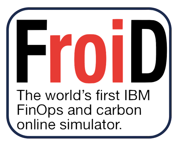 ranger4steve's tweet photo. FroiD is launched today at https://t.co/isKK43izK0 
Automated "what if" scenarios for your FinOps and ESG environment in the world's first online simulator for IBM Automation and AI software.

#ibm #finops #ESG #co2 #instana #turbonomic #apptio #envizi #watsonx #devopsloop https://t.co/e0oNm4KoTN