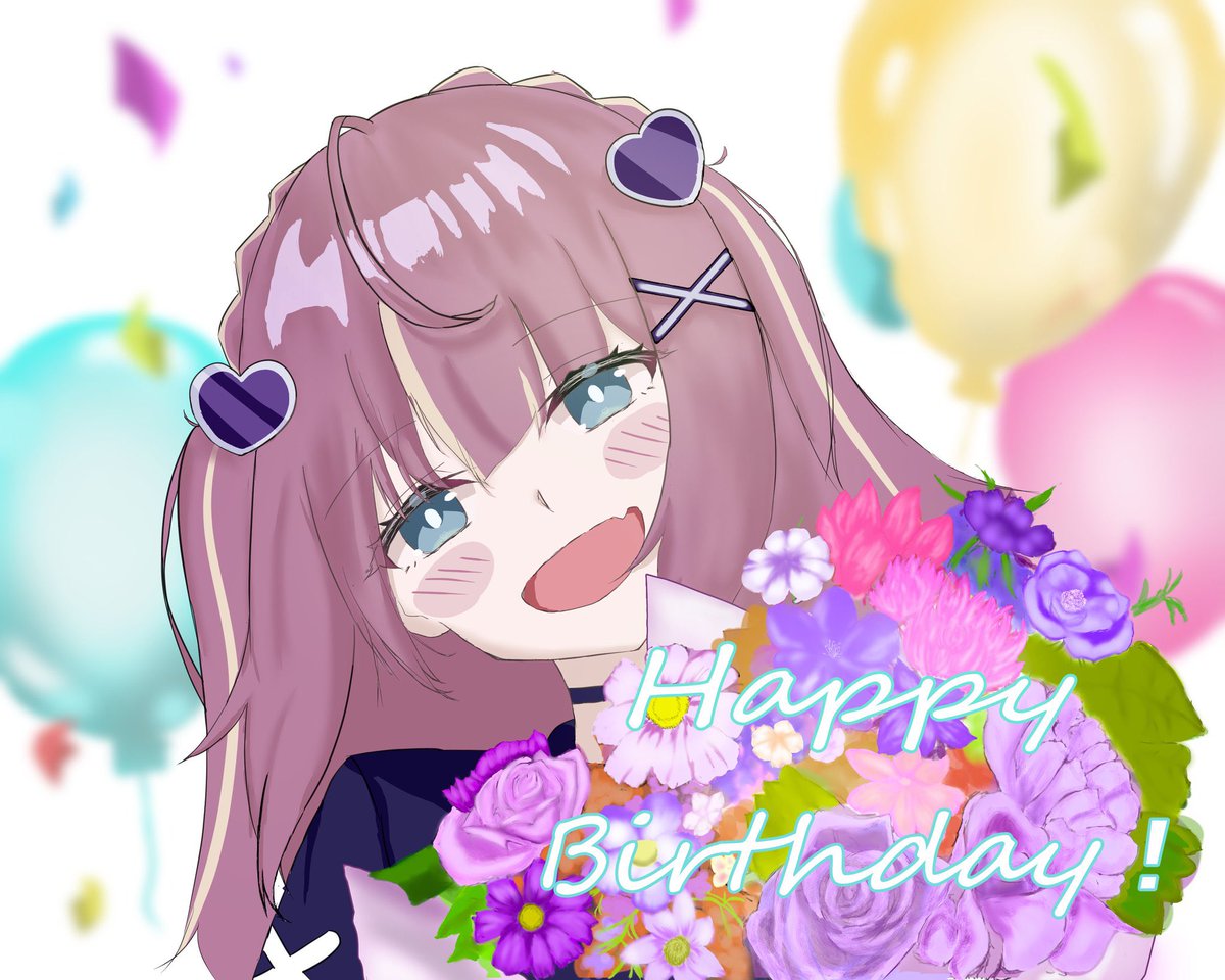 uluvna_'s tweet photo. 今日は皆さんに祝ってもらえて嬉しかったです！！ありがとうございました(*´︶`)

こんなにたくさんの方に祝って貰えたのは初めてで、すごーーく嬉しかったです😳

素敵な1年にしますね💫
これからもよろしくお願いします！！🙇‍♀️

 #うなのえ リスナーさんが超素敵なFA描いてくれました、ありがとね😭💗 https://t.co/jHrmItLEQS
