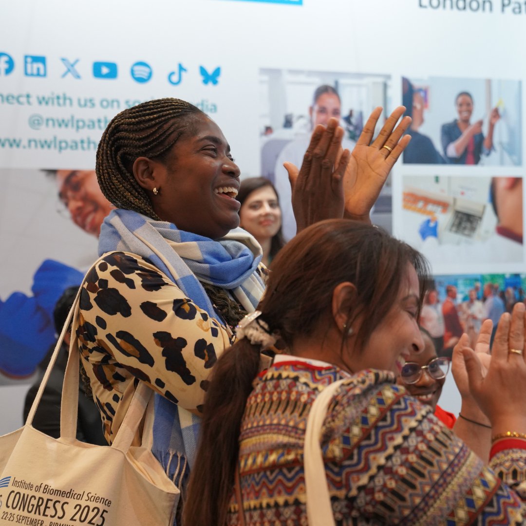 'Who Wants to be a Biomedical Scientist?' was hosted by Manfred Almeida, Laboratory Manager, today at the #IBMSCongress2025 ⌛🏆

We'll be playing again tomorrow with a £50 voucher up for grabs 🌟 Got what it takes? Come to Stand 917 and take part 😉

#TeamNWLP