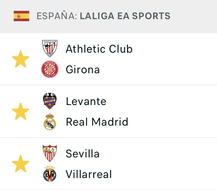 ⚽️Parley #LALIGA🇪🇸

Like♥️ Rt🔄
Seguirme🙂‍↕️ Comenta 💬
Activa las Notificaciones❕

Y te lo envio a tu Dm🫡