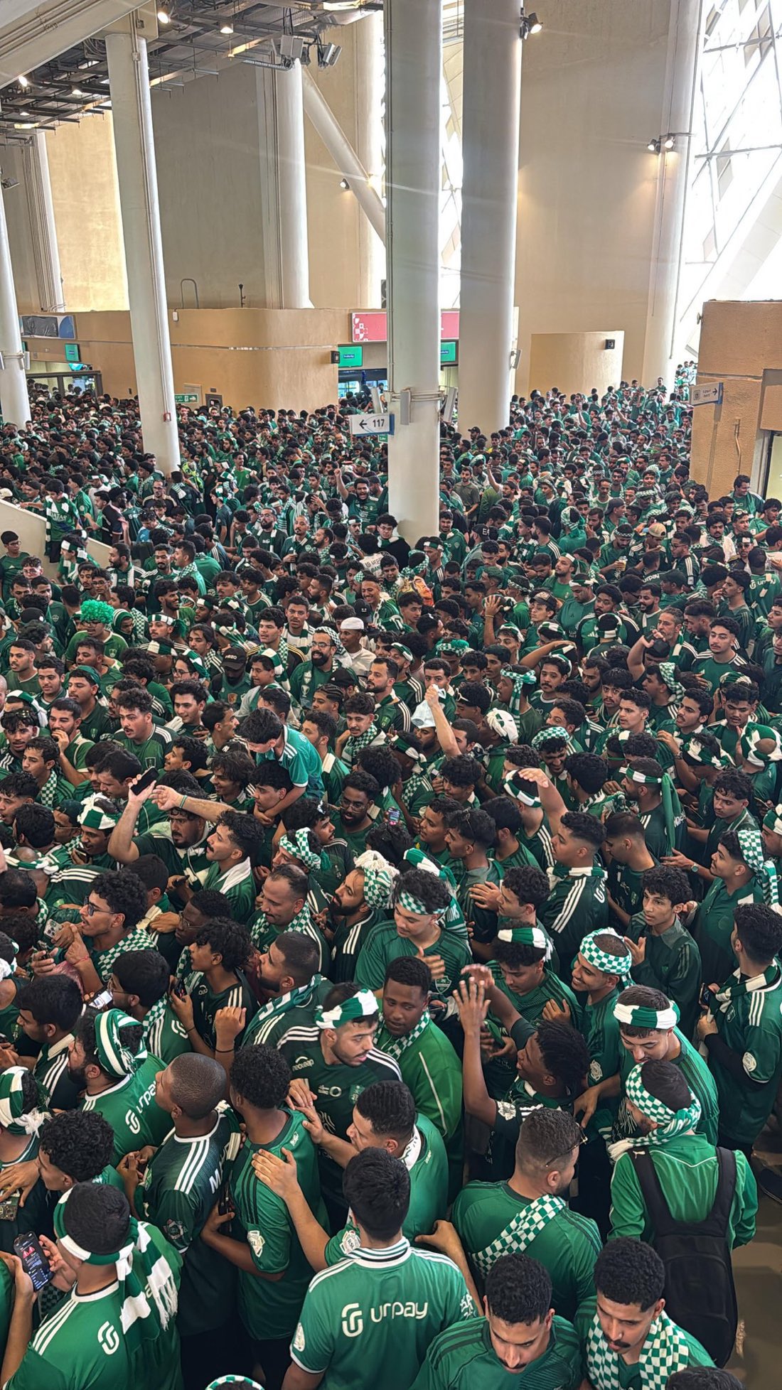 جمهور الأهلي. (إكس) 