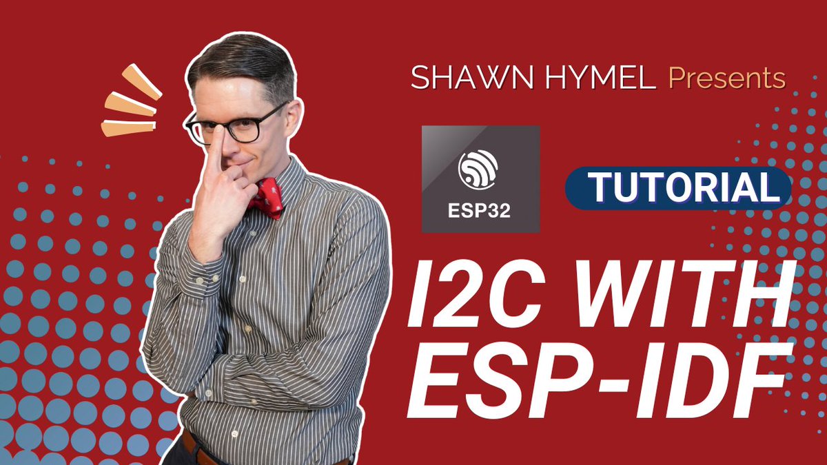ShawnHymel's tweet image. My latest tutorial is out! How to use I2C on the #ESP32. I show how to talk to a real TMP102 sensor using #ESPIDF (and a virtual TMP105 sensor with #QEMU).
👇👇👇
Link in replies

#IoT #microcontroller #embedded #programming #firmware