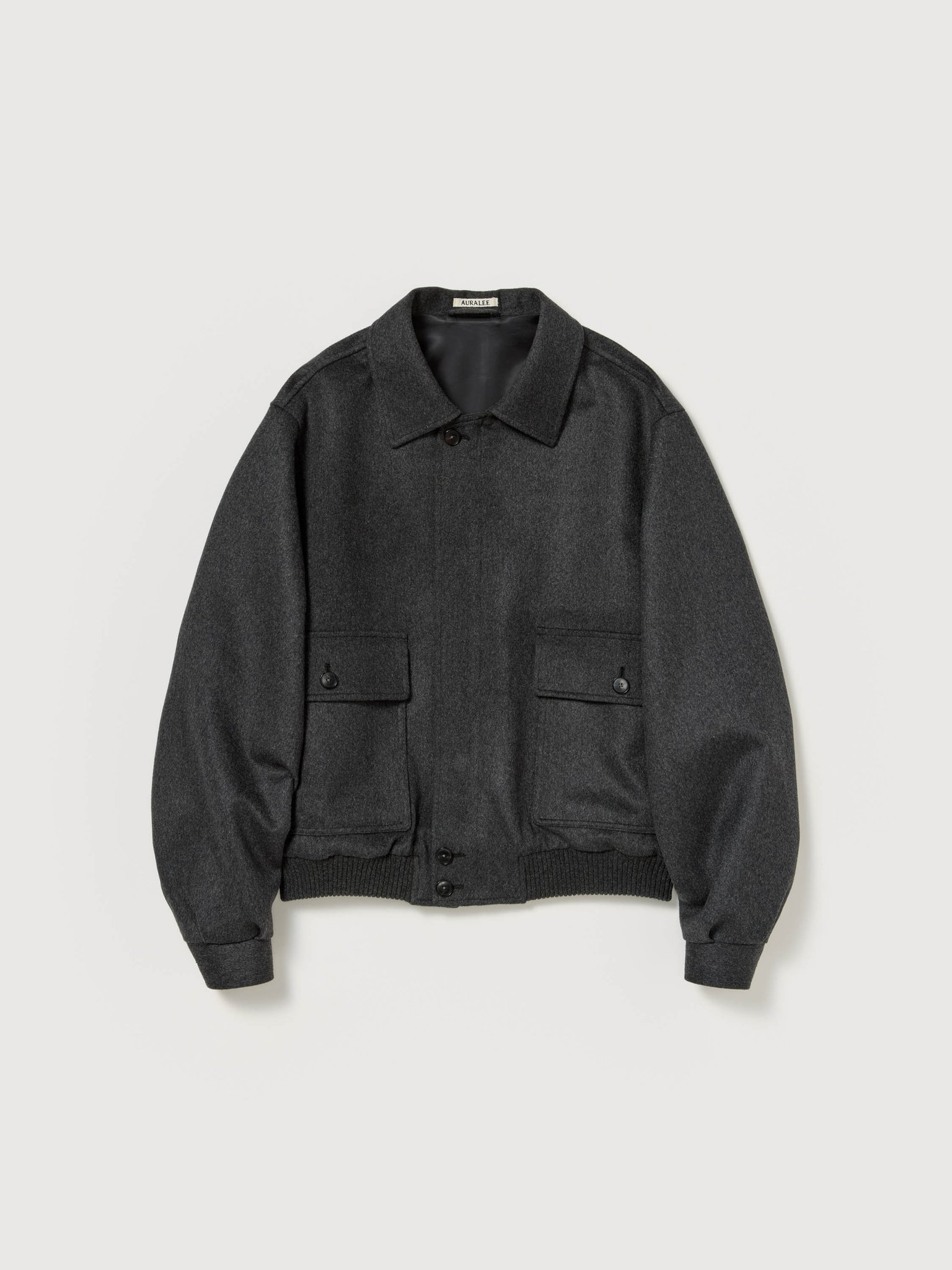 ジャケット・アウター AURALEE WHITE CASHMERE COVERALL High Count Wool Poplin Blouson – La Garçonne