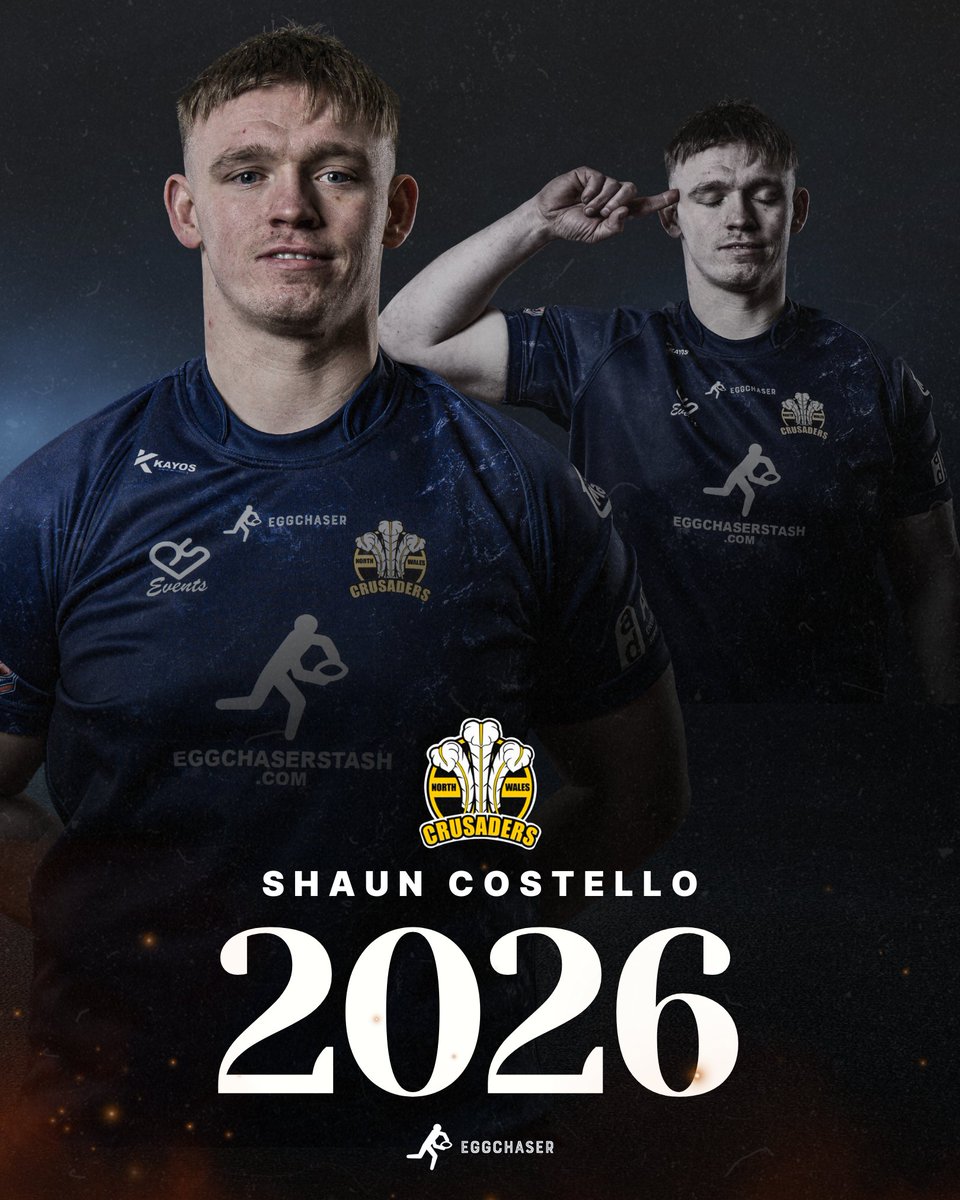 ✍️ #NWCrusaders are delighted to confirm a contract extension for Shaun Costello who extends his stay in North Wales into the 2026 season!

Read 👉 nwcrusadersrl.com/new-deal-shaun…

#NothingBetter ⚔️