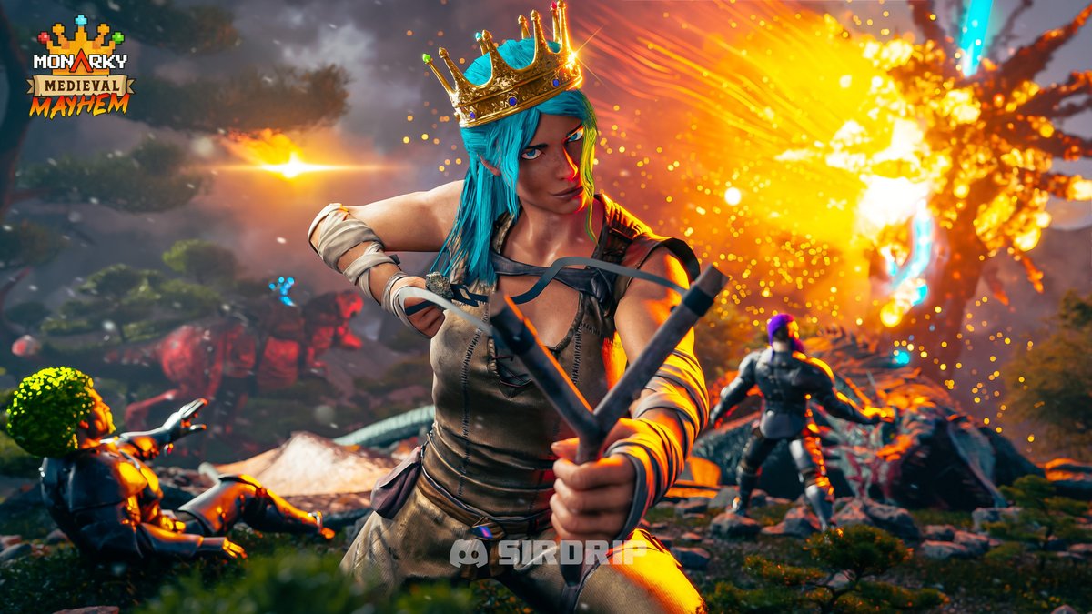 Glad to have provided <a href="/OfficialMonarky/">Monarky</a> with another work - to celebrate <a href="/Kiah0nFire/">KiahOnFire</a> 's victory! 

Also to be seen in the image <a href="/Raasclark/">Raasclark</a> and <a href="/FenderFTW/">FenderFTW</a>. Wish ya'll a strong next season :)

#arkart #ARKSurvivalAscended #ArkSurvivalEvolved <a href="/survivetheark/">ARK: Survival Ascended</a>