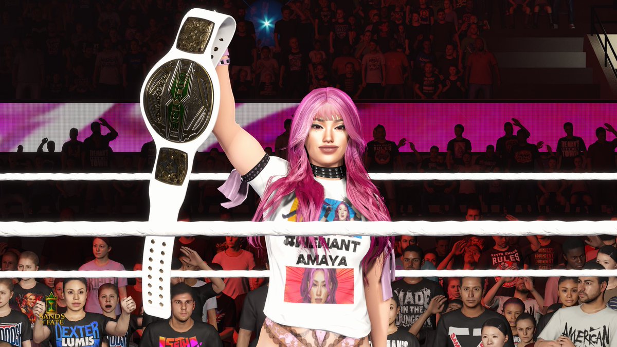 amayahoshizora's tweet image. you’re gonna have to kill me to take this belt off of me 💕🪖.
.
.
.
#WWE2K25 #EFED #MinaShirakawa