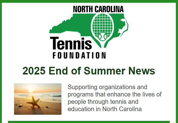 NC Tennis Foundation tweet media