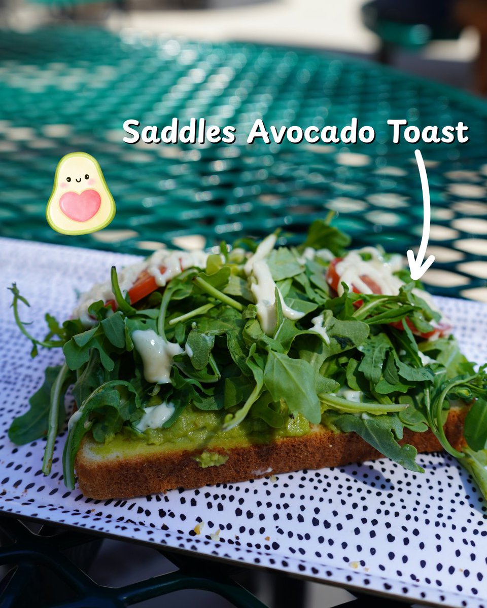 cppdining's tweet image. Rise and shine, Broncos! 🌞
Enjoy Saddles’ new breakfast lineup featuring a Loaded Sandwich, Wake Up Bagel, Avocado Toast & Grilled Cheese. 🥑