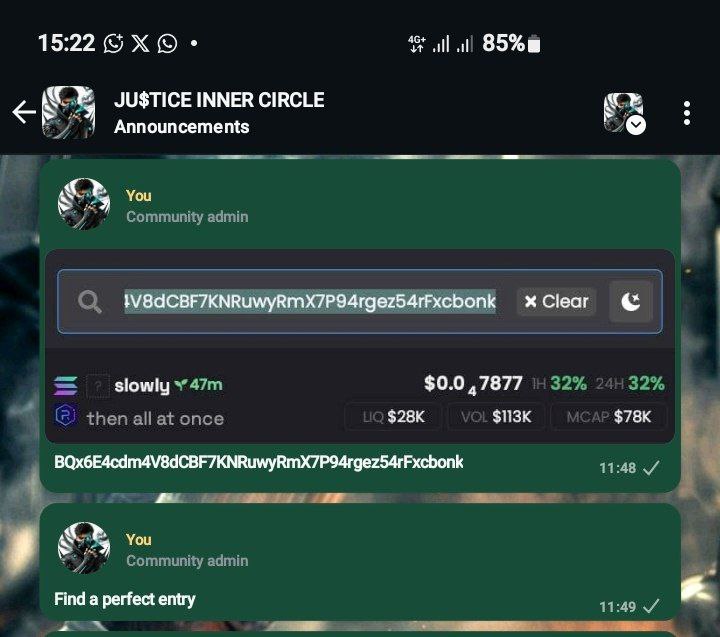 ONE_LEGEND11's tweet photo. One of my OG student drop #SLOWLY ca for me at 70k and tap 300k ATH
This is a good sign of him. Legend I appreciate you
Potential of hitting new ATH .
Join us on tg for early alpha
https://t.co/y2VqRJCexZ https://t.co/QgHpX6ZIIh