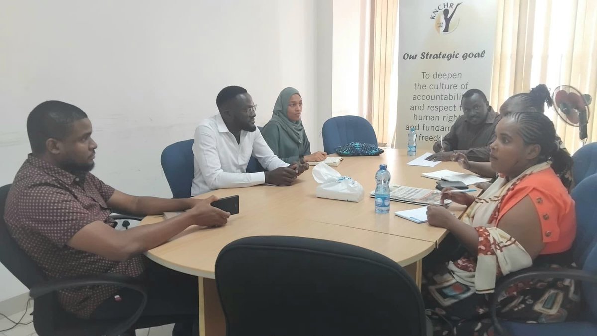 The Chairperson, <a href="/Natasha_Ali_E/">Ena</a> , together with <a href="/RandyNoah/">Noah</a> , (and in consultation with the President of the Law Society of Kenya, <a href="/FaithOdhiambo8/">Faith Odhiambo</a> ) attended a consultative meeting with <a href="/HakiKNCHR/">KNCHR</a> and representatives of the <a href="/CoastRights/">Coast Civil Society Network For Human Rights</a>