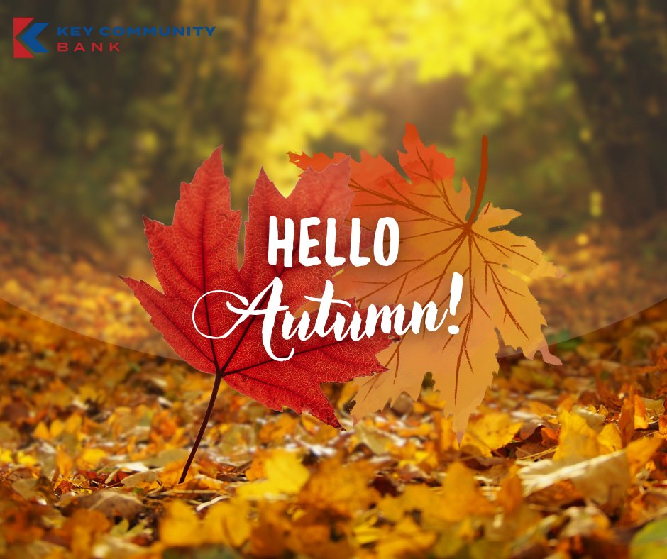 KeyCommunityIGH's tweet image. 🍂 Happy First Day of Fall! 

What’s on your autumn bucket list?

Member FDIC | Equal Housing Lender

#KeyCommunityBank #FirstDayOfFall #Autumn #BucketList