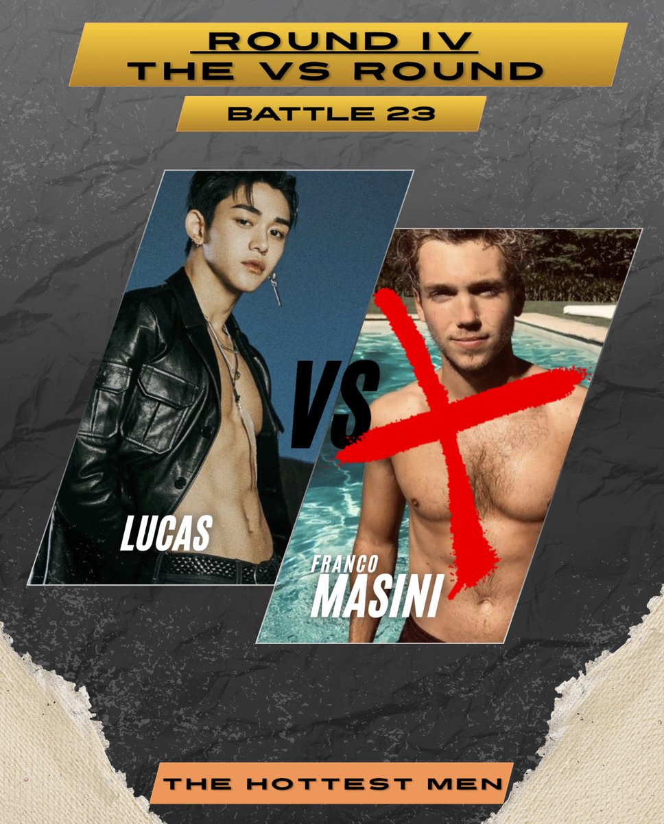 TheHottestMen_'s tweet photo. Player moving to Round V:
#Lucas With 72 votes
Eliminated:
#FrancoMasini With 27 votes https://t.co/sw3mTIC9Fz