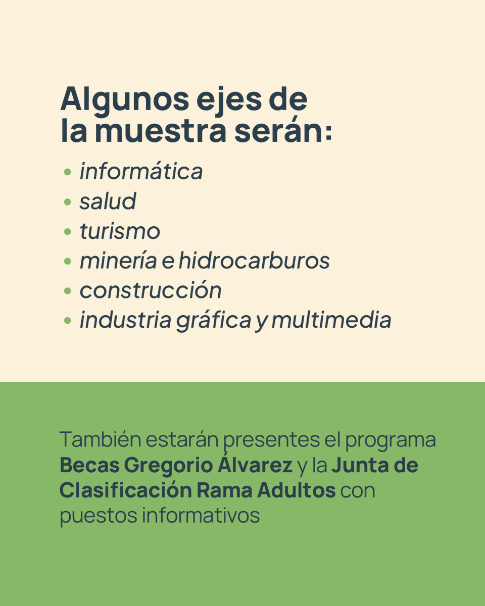 mineducacionqn's tweet photo. 🟢 #FormaciónPofesional | se expondrán proyectos de 68 instituciones el próximo viernes 26 en el predio del CPE. ¡Te esperamos!

⏰ De 10 a 18hs https://t.co/fSvzMxOFHr