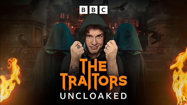 NEW 🔥 The Traitors: Uncloaked is returning for the celebrity spinoff!

Hosted by Ed Gamble, The Celebrity Traitors: Uncloaked will be on BBC Two, BBC Sounds, and BBC iPlayer immediately after the main series.