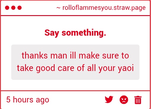 Rolloflammes's tweet image. My what???