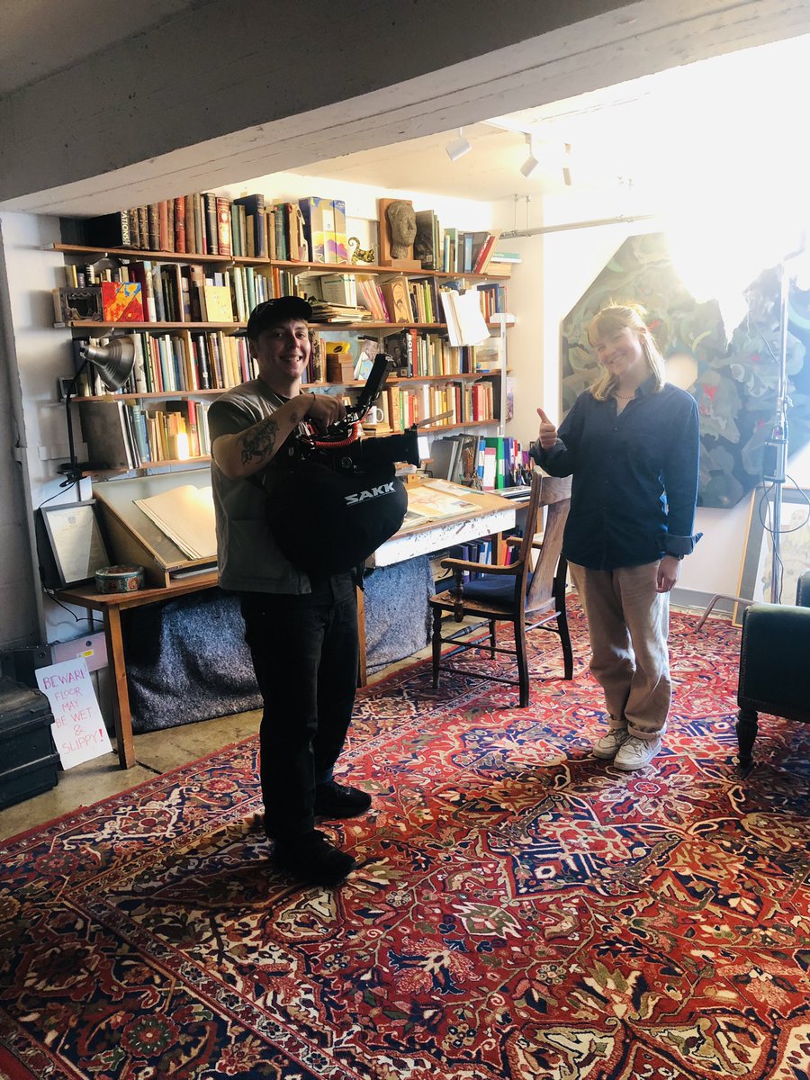 Delighted to welcome OpenGate Productions as they filmed our Custodian, <a href="/GraySorcha/">Sorcha Dallas Gray</a> , for Makers of Glasgow, a new series celebrating the city's creative scene. Stay tuned for the full video — coming soon!